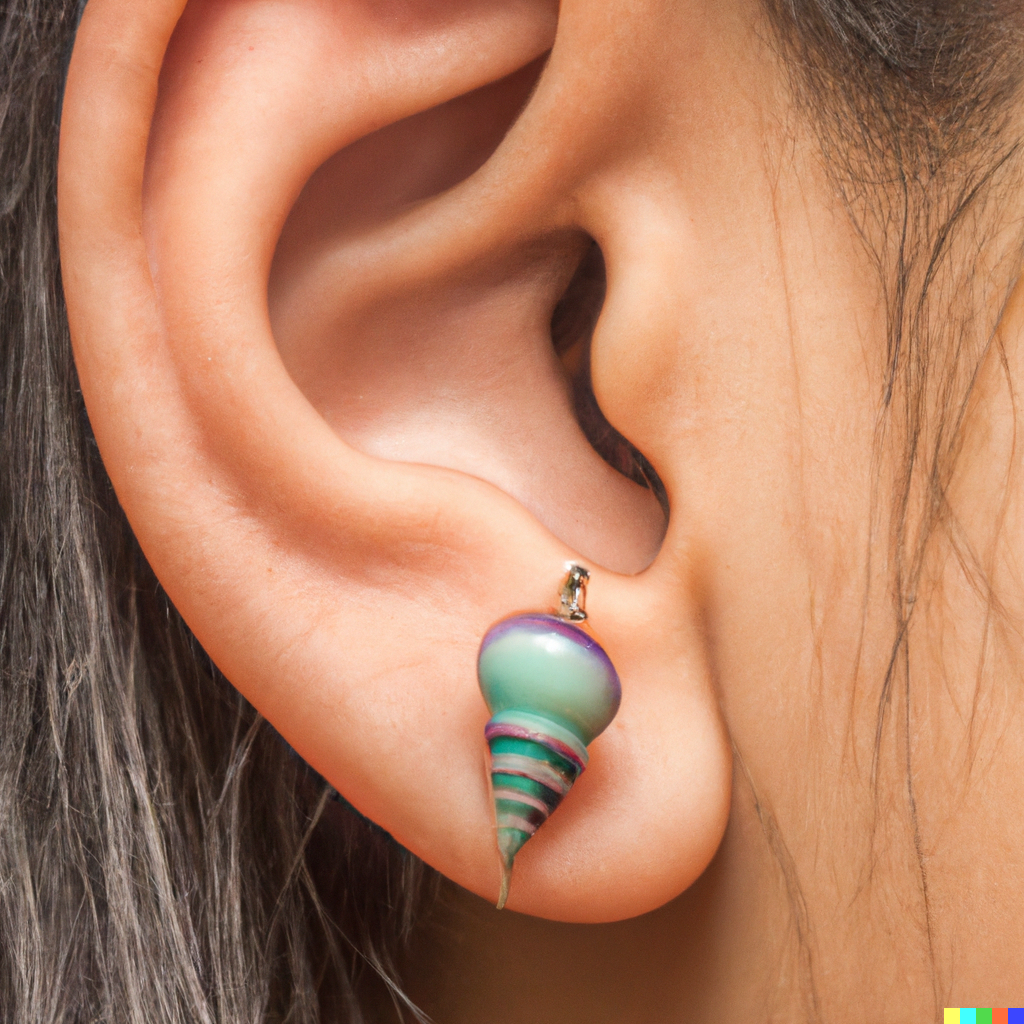 DALL·E 2022-10-08 16.00.00 - stretched earhole Conch jewelry.png